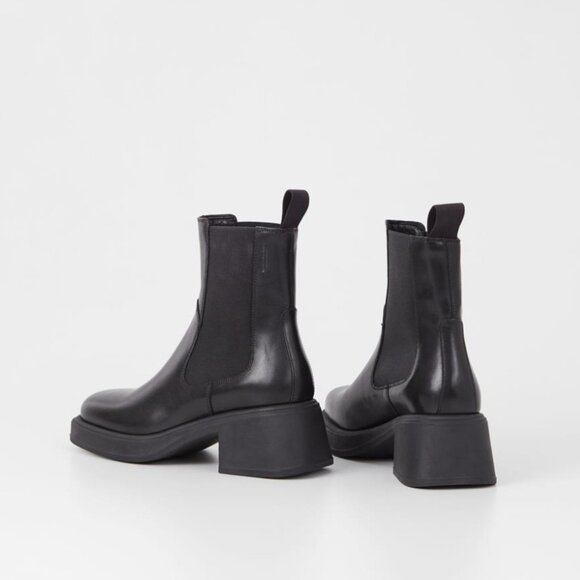 Vagabond Dorah Black Ankle Boots NEW - Picture 3 of 5
